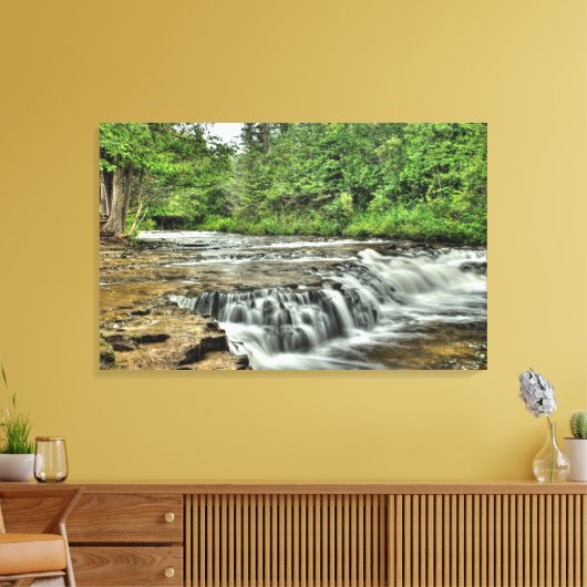 Ocqueoc Herfsten, Michigan Canvas Afdruk (Insitu (Woonkamer))