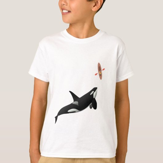 Ocra et T-shirt de kayak pour des enfants (Devant)