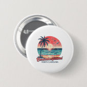 Ocracoke-eiland  ronde button 5,7 cm (Voorkant /achterkant)