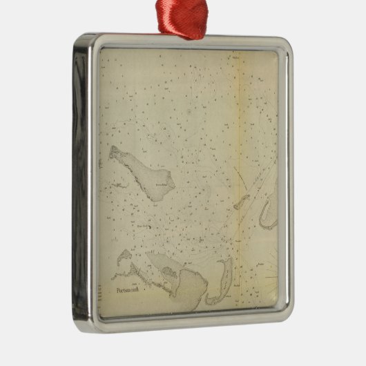 Ocracoke Inlet, NC Metalen Ornament (Rechts)