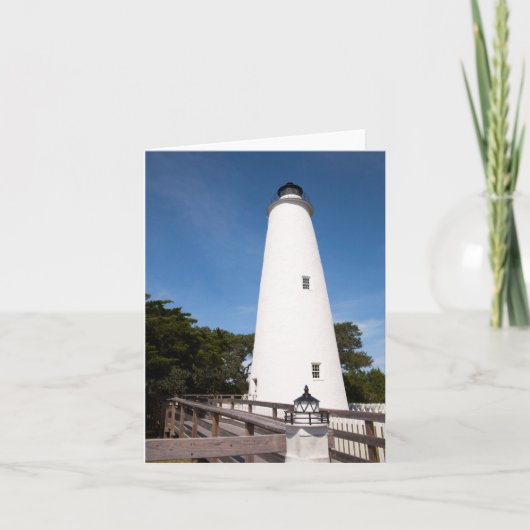Ocracoke Island Lighthouse Kaart (Voorkant)