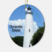 Ocracoke Island Lighthouse Keramisch Ornament (Links)