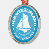 Ocracoke Island (sloep) Metalen Ornament (Links)
