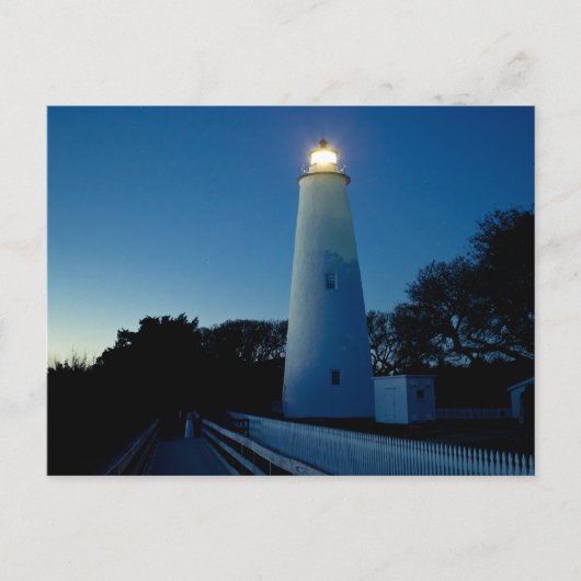 Ocracoke Light. Briefkaart (Voorkant)