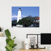 Ocracoke Lighth Poster (Thuiskantoor)