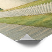 Ocracoke Lighthouse Watercolor Poster (Hoek)