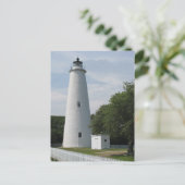 Ocracoke, North Carolina Lighthouse Briefkaart (Staand voorkant)