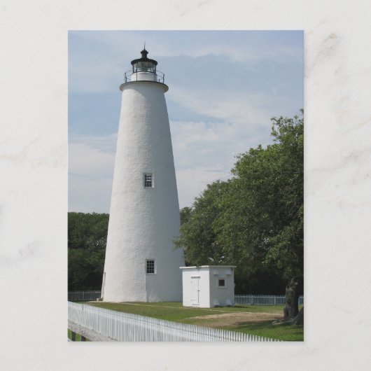 Ocracoke, North Carolina Lighthouse Briefkaart (Voorkant)