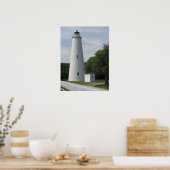 Ocracoke, North Carolina Lighthouse Print (Keuken)