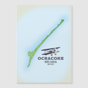 Ocracoke North Carolina Verenigde Staten-kaart