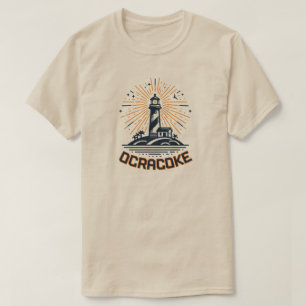 Ocracoke North Carolina Vuurtoren Zonsopgang T-shirt