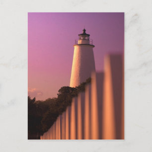 Ocracoke vuurtoren briefkaart