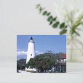 Ocracoke, vuurtoren briefkaart (Staand voorkant)