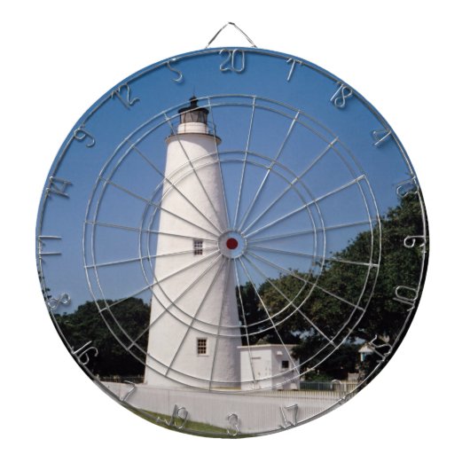 Ocracoke vuurtoren dartbord (Voorkant)