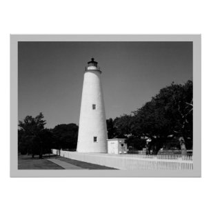 Ocracoke vuurtoren perfect poster