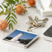 Ocracoke vuurtoren sleutelhanger (Zijkant)