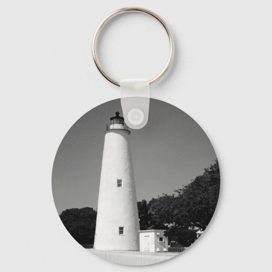Ocracoke vuurtoren sleutelhanger (Voorkant)