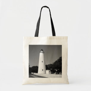 Ocracoke vuurtoren tote bag