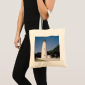 Ocracoke vuurtoren tote bag (Voorkant (product))