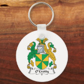 O'Crotty Family Crest Sleutelhanger (Voorkant)