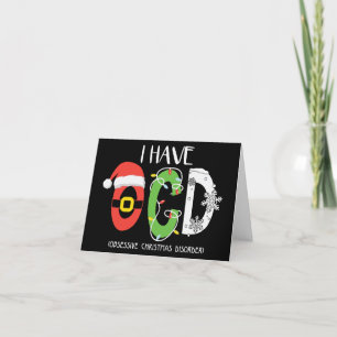 OCS obsessieve kerststoornis Grappig XMAS Feestdagen Kaart