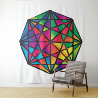 Octagon Matrix Series V2 (Multicolor) Wandkleed