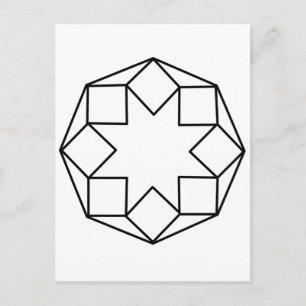 Octagon Square Briefkaart
