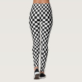 Octerson Black Chess Style Leggings (Achterkant)
