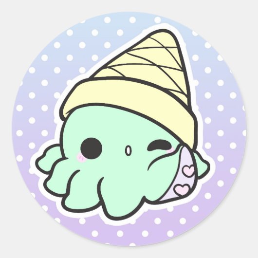 Octi-Cream Sticker (Voorkant)