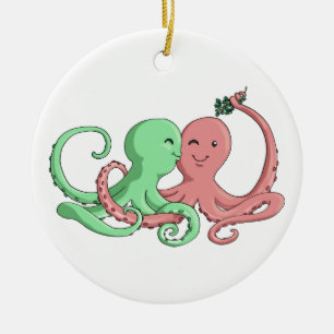 Octi Mistletoe Keramisch Ornament