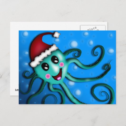 Octo Claus, carte postale (Devant / Derrière)
