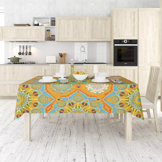 Octo helderder arabesk Moorse tangerine stijl Tafelkleed