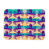 Octo Party Octopus Pattern Magneet (Horizontaal)