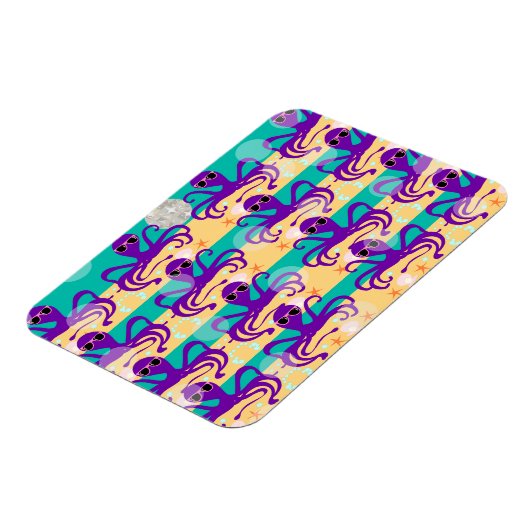 Octo Party Octopus Pattern Magneet (Linkerzijde)