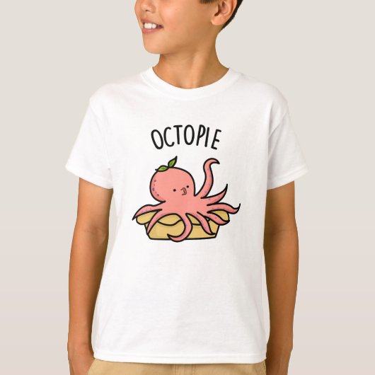 Octo-pie Funny Octopus Pie Pun T-shirt (Voorkant)