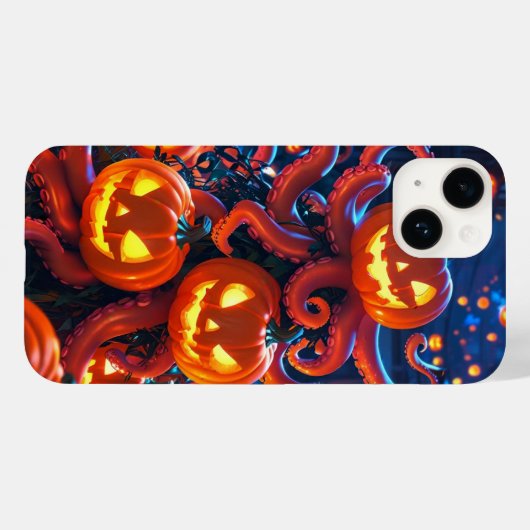 Octo Pumpkin Case-Mate iPhone Case (Achterkant (horizontaal))