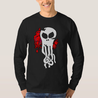 Octo schedel rood t-shirt