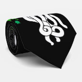 Octo schedelgroen stropdas (Opgerold)