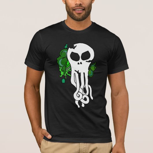 Octo schedelgroen t-shirt (Voorkant)
