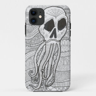 Octo Skull Zentagles voor iPhone 5 11 Hoesje