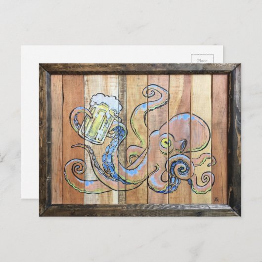 OctoBeer Briefkaart (Voorkant / Achterkant)