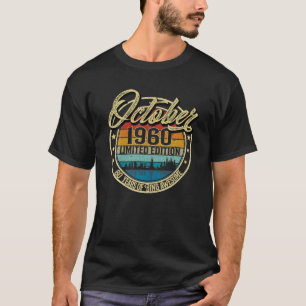 OCTOBER 1960 60 jaar oud Shirt 60 quarantaine gebo