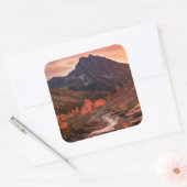 October Light on Headlight Basin Vierkante Sticker (Envelop)