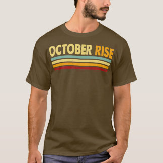 October Rise Retro Tekst T-shirt