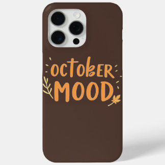 October Stemming Cozy Herfst iPhone 15 Pro Max Hoesje