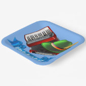 Octoberfest Accordeon Papieren Bordje (Gebogen)