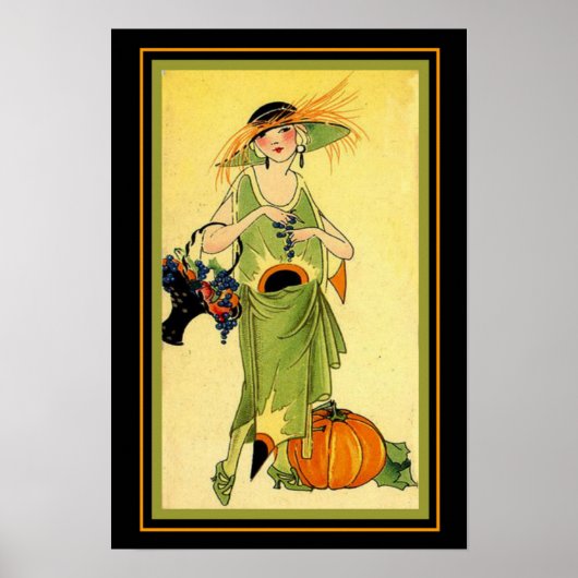 Octobre 1922 Art Déco Imprimer 13x19 (Devant)