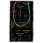 Octobre, 26 Anniversaire Cadeau Sac (Devant)