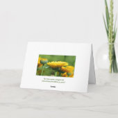 Octobre Carte Fleurs Anniversaires (Dos)