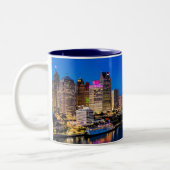 Octobre Detroit Skyline Mug (Gauche)